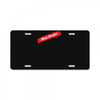 red stripe License Plate