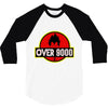 Over 9000 DBZ Vegeta 3/4 Sleeve Shirt