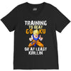 Training To Beat Goku V-Neck Tee