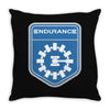 endurance space exploration Throw Pillow