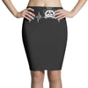 pug heartsnort Pencil Skirts