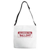 allergic to bullshit Adjustable Strap Totes