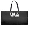 i'm a virgin but this is an old shirt Weekender Totes