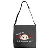 November Peeking Out Baby Boy Adjustable Strap Totes