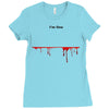 i'm fine Ladies Fitted T-Shirt