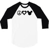 peace 3/4 Sleeve Shirt