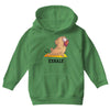 yoga pug exhale Youth Hoodie