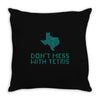 don't mess with tetris Throw Pillow