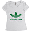 addicted ~ mens funny Women's Triblend Scoop T-shirt