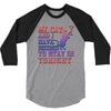 my cat and i stay in tonight 3/4 Sleeve Shirt