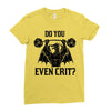 ancient swole'd dragon (black) Ladies Fitted T-Shirt