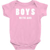 boys with abs Baby Onesie