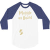 muggle on board maternity 3/4 Sleeve Shirt