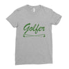 golfer Ladies Fitted T-Shirt