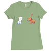 optimistic courtship Ladies Fitted T-Shirt