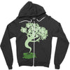 saw a ghost Zipper Hoodie