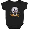 witch cat night Baby Bodysuit
