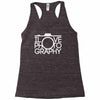 i love photography best trending Racerback Tank