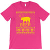 ugly sweater party beer bear funny T-Shirt