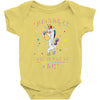 Unicorns are born in May Baby Onesie