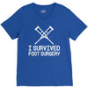 I Survived Foot Surgery V-Neck Tee