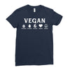 Vegan For The Planet Ladies Fitted T-Shirt