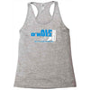 tour de france alp d'huez cycling Racerback Tank
