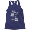 i just want to drink coffee &amp; bake things Racerback Tank