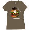 pass the nutrition test Ladies Fitted T-Shirt