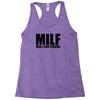 milf man i love fishing t shirt funny outdoors clever humor tee fisher Racerback Tank