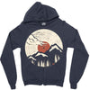 Mountain Wildlife Zipper Hoodie
