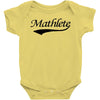 mathlete t shirt funny math humor geek nerd school athlete tee s m l x Baby Onesie