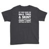 my kids made me bald tired funny Youth Tee
