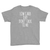 low carb day don't talk to me Youth Tee
