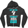 god found autism dad Zipper Hoodie