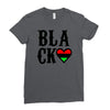 black love Ladies Fitted T-Shirt