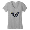helmets ii Women's V-Neck T-Shirt