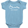 oh crap funny Baby Onesie