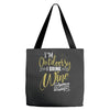 wine outside Tote Bags