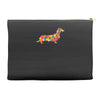 dachshund flower 2 Accessory Pouches