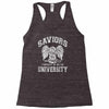 saviors university Racerback Tank
