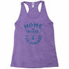 home is where the paws are Racerback Tank