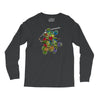 mega turtles Long Sleeve Shirts