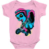 panda rider Baby Onesie