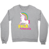 gay pride f#ck younicorn funny rude unicorn Crewneck Sweatshirt
