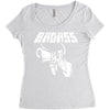 bad ass Women's Triblend Scoop T-shirt