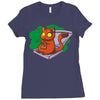 pizza cat Ladies Fitted T-Shirt