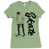skate Ladies Fitted T-Shirt