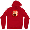 route 66 sign distressed, ideal birthday gift or present Unisex Hoodie