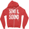 senti il sound marco mengoni Zipper Hoodie